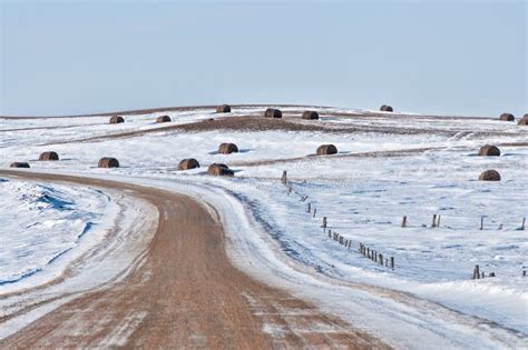 Winter on the Prairies stock image. Image of winter, fields - 90384689