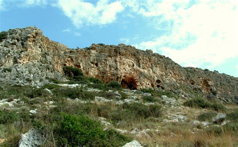 File:Misliya cave in Megadim Cliff, Mount Carmel.jpg - Wikimedia Commons
