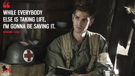 Desmond T. Doss: While everybody else is taking life, I’m gonna be saving it. More on: https ...