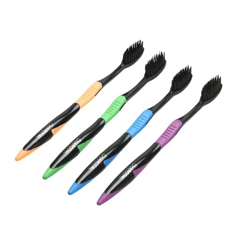 Bamboo Charcoal Toothbrush Oral Dental Care Soft Nano Teeth Brush Set Dental Care Soft Charcoal ...