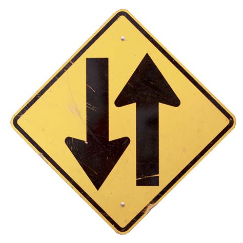 TWO-WAY TRAFFIC WARNING SIGN | Air Designs