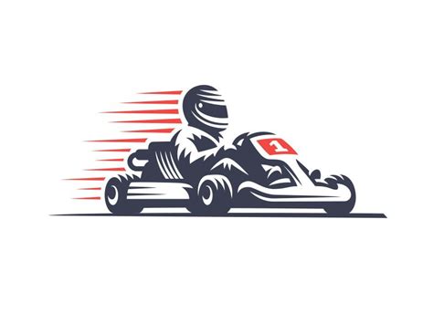 Karting | Kart racing, Logo illustration, Karting