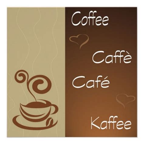 coffee hour personalized invitations | Zazzle