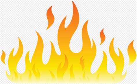 Flame Clipart Vector Png Download Large Size Png Image Pikpng ...