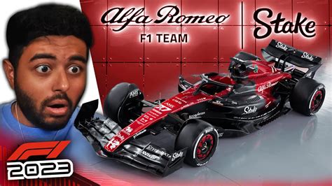 Alfa Romeo 2023 F1 Car Reveal! NEW Sidepod & Engine Cover! | F1 2023 ...