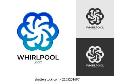 Centralized Logo Design Whirlpool Tornado Circle Stock Vector (Royalty Free) 2135231697 ...