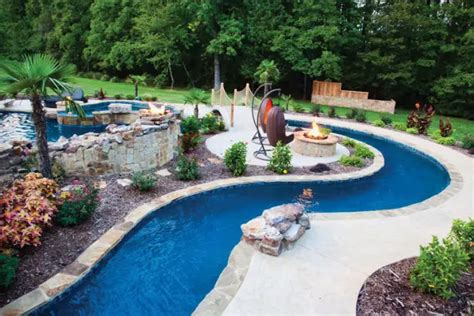 Project Highlight: Lazy River Pool - Luxury Pools + Outdoor Living