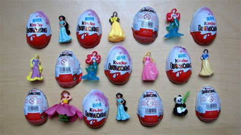 Kinder Eggs - Disney Princesses Part 2 - YouTube