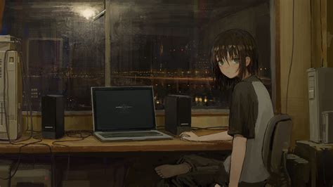 Anime Computer Hacker Girl Wallpapers - Wallpaper Cave