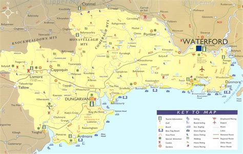 Mapas Detallados de Waterford para Descargar Gratis e Imprimir