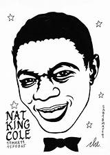 Nat King Cole Coloring Page sketch template