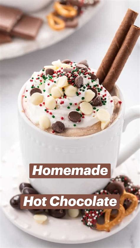 Homemade Hot Chocolate | Pinterest