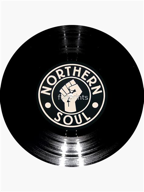 "Northern Soul Vinyl " Sticker by funprints | Redbubble