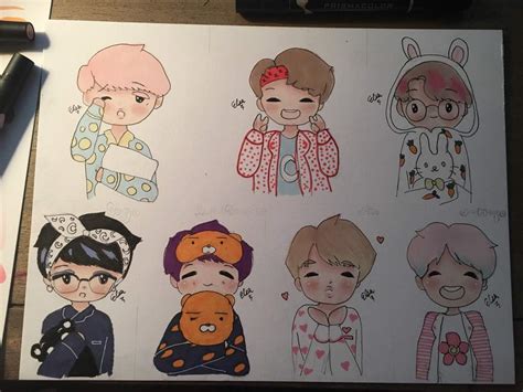 Bts Drawing Chibi Easy at PaintingValley.com | Explore collection of ...