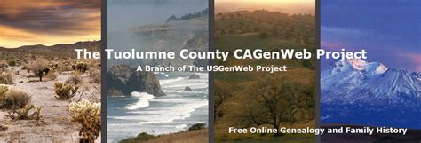 Tuolumne County CAGenWeb Project Home