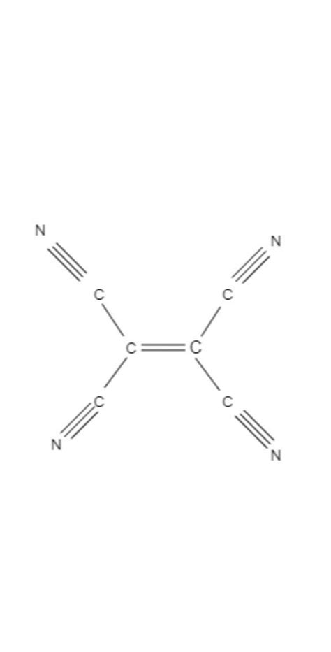 Structure of tetracyanoethylene - Brainly.in