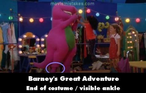 Barney's Great Adventure (1998) movie mistake picture (ID 321486)