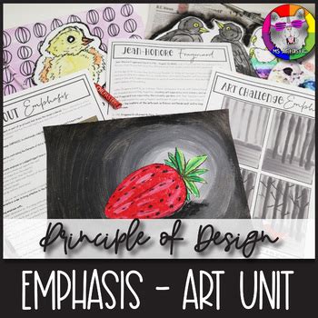 Principles of Design Emphasis Art Lessons, Activities, Worksheets, Art ...