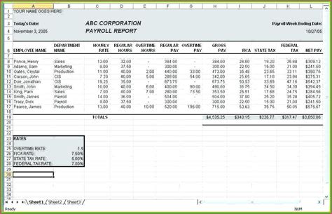 Payroll Summary Report Template - All Business Templates