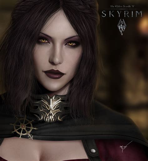 Dawnguard DLC art. I love Serana! She's like my best friend in Skyrim. She's a great follower ...