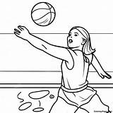 Caitlin Clark Shooting A Three Point Shot Coloring Page  sketch template