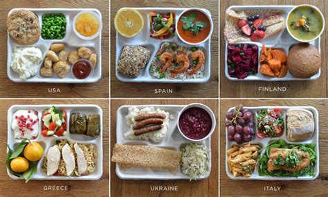 What school lunches look like around the world | Daily Mail Online