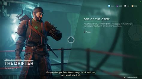 Destiny 2: Choosing the Drifter - YouTube