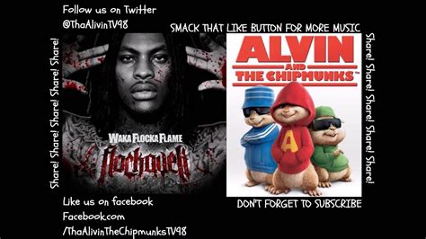 No Hands ft Roscoe Dash & Wale @WakaFlockabsm #Flockaveli Alivin' & The Chipmunks - YouTube