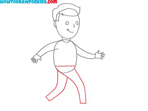 How to Draw a Walking Person - Easy Drawing Tutorial For Kids