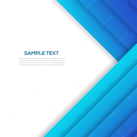 Premium Vector | Abstract blue business background template