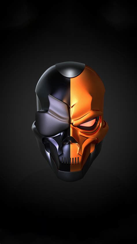 Deathstroke Mask Drawing