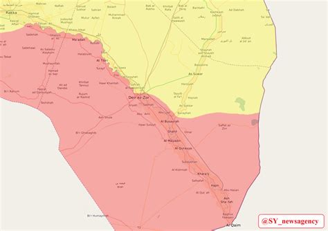 Prediction Map of Deir_ez_Zor area : syriancivilwar