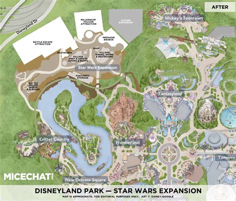 Star Wars Land Map: The Layout Of Disneyland's New Galaxy