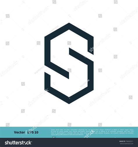 Letter S Hexagon Shape Infinity Icon Stock Vector (Royalty Free) 796002511 | Shutterstock