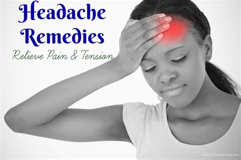 Headache Remedies - Relieve Pain & Tension | Building Our Story