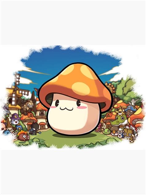 "Maplestory Orange Mushroom!" Canvas Print by remo113 | Redbubble