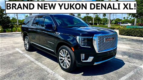 BRAND NEW GMC YUKON DENALI XL 2021 - LUXURY BLACK SUV - YouTube