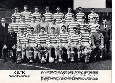 Celtic Team Line-Up 1965-66 – The Celtic Wiki