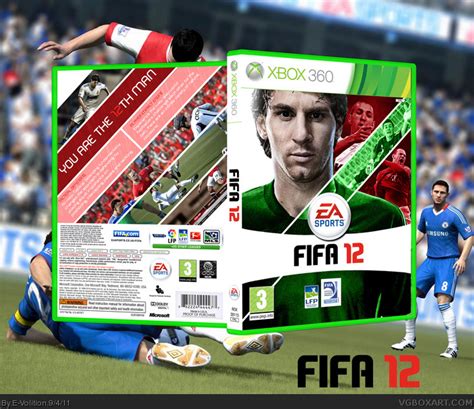 FIFA 12 Xbox 360 Box Art Cover by E-Volition