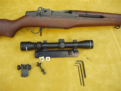 Hunting Equipment M1 GARAND SCOPE MOUNT WITH B-SQUARE SCOPE RINGS ...