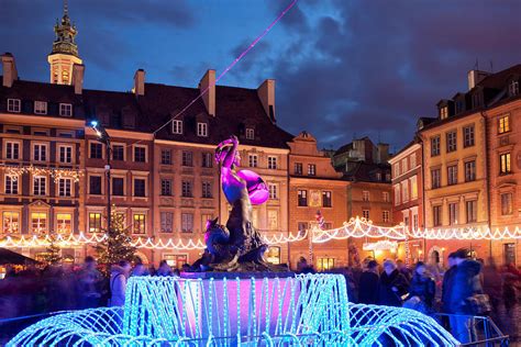 Warsaw Old Town at Christmas in Poland Photograph by Artur Bogacki ...