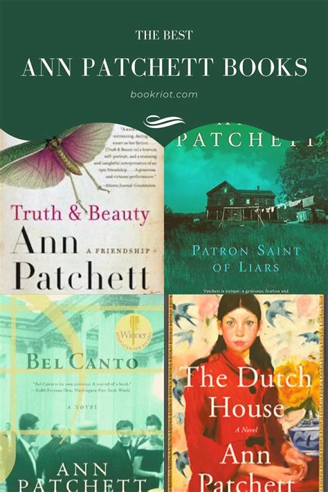 The Best Ann Patchett Books: A Reading Guide | Book Riot