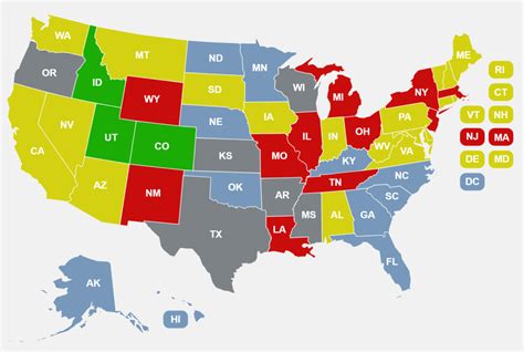 Concealed Carry States Map