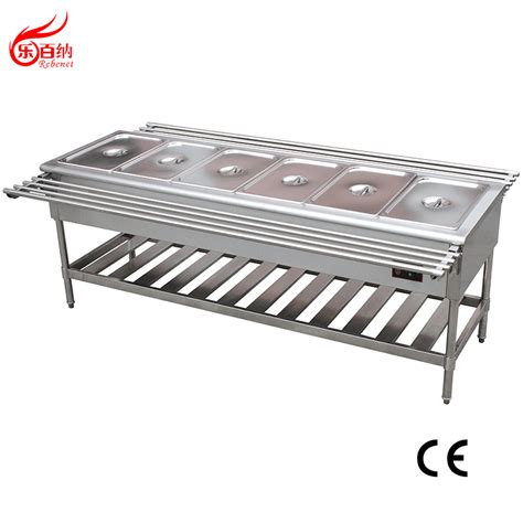 Factory Price Electric 4 Pan Bain Marie Food Warmer in Stainless Steel ...