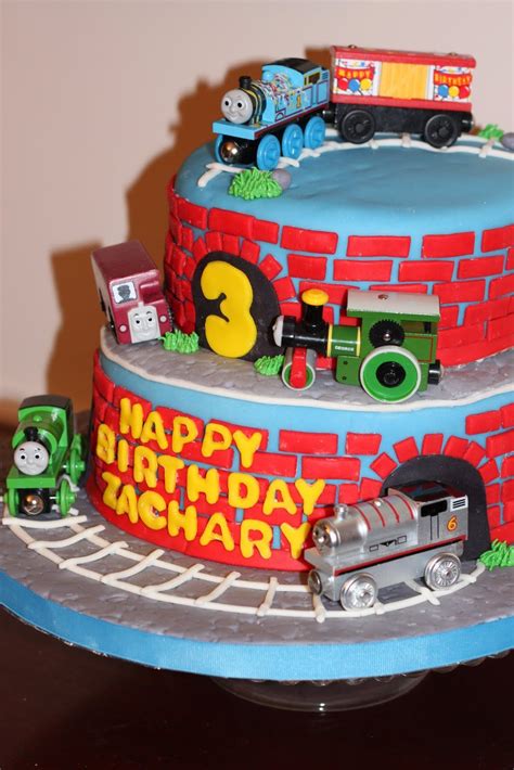 Delightful Slice: Thomas the Train Cake | Train cake, Thomas train cake, Birthday cake kids