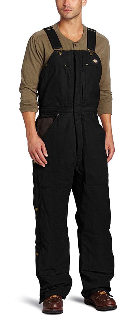 Dickies - Dickies Men's Sanded Duck Bib Overalls BLACK L TALL - Walmart ...