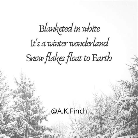 Winter Wonderland | Haiku poetry, Haiku poems, Winter poems