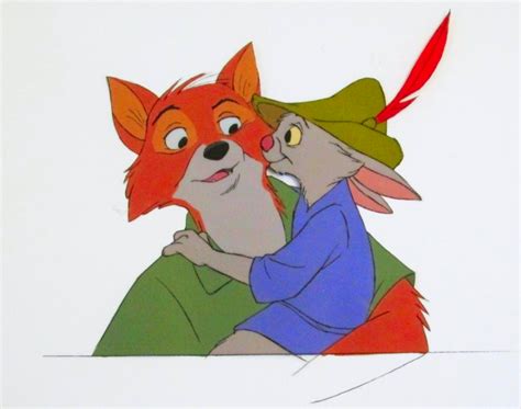 Walt Disney Production Cels - Robin Hood & Skippy - Walt Disney Characters Photo (43426442) - Fanpop