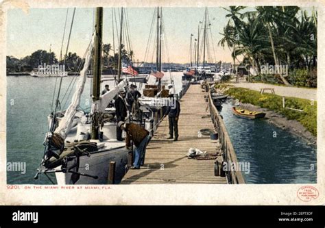 On the Miami River Stock Photo - Alamy