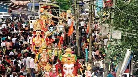 Mumbai Ganpati Visarjan: Devotees bid adieu to Lord Ganesha; festival ...